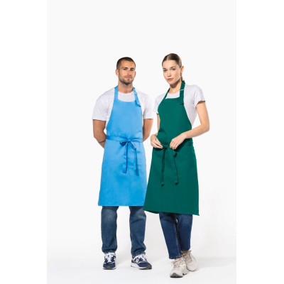 Polycotton apron without pocket